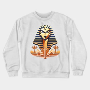 Ancient Egypt Pharaohs, Pyramids, Ancient Egypt's Essence: Pharaohs, Gods, and Iconic Symbols Crewneck Sweatshirt